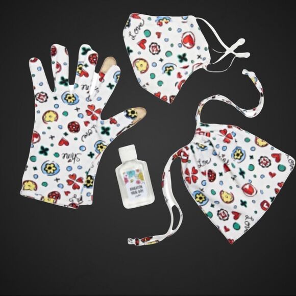 Brighton Accessories - Brighton Tom Clancy Love Sparkle Set Mask Sanitizer Gloves Bag